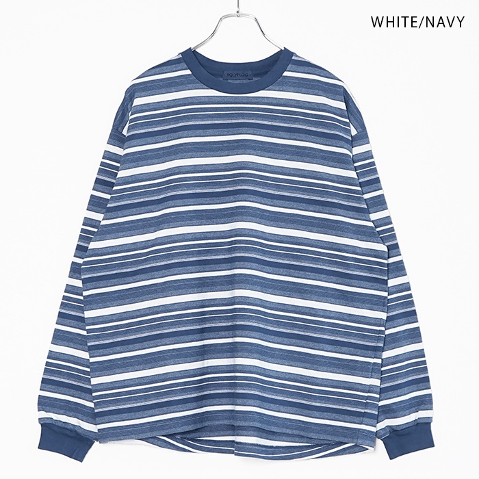 b-7-001-074) POLYPLOID(ポリプロイド) /OVERSIZE LONGSLEEVE B