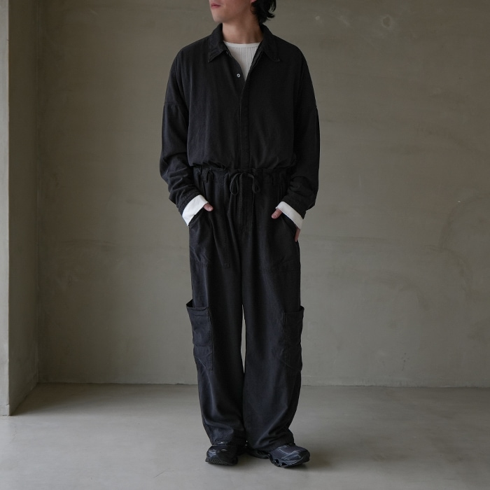 ancellm タグ付きSILK SUEDE BAKER CARGO PANTS ANCELLM SILK SUEDE BAKER CARGO PANTS 1