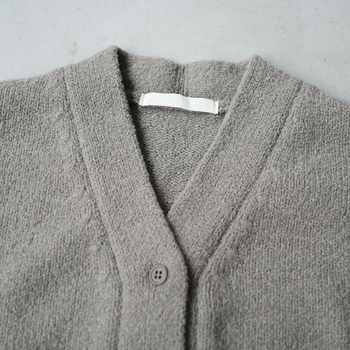 ○(e253k103) / evam eva (エヴァムエヴァ) / renew-wool cardigan