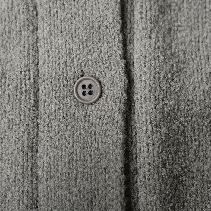 ○(e253k103) / evam eva (エヴァムエヴァ) / renew-wool cardigan