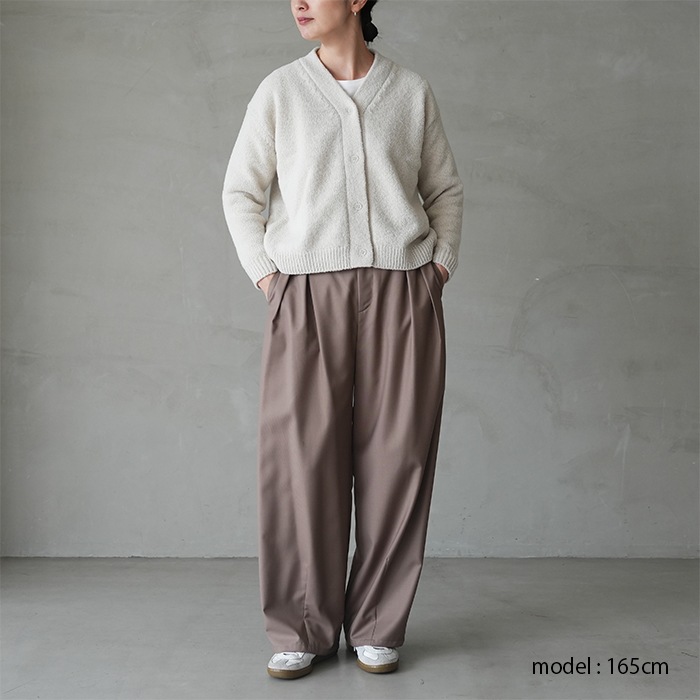 e253k103) / evam eva (エヴァムエヴァ) / renew-wool cardigan