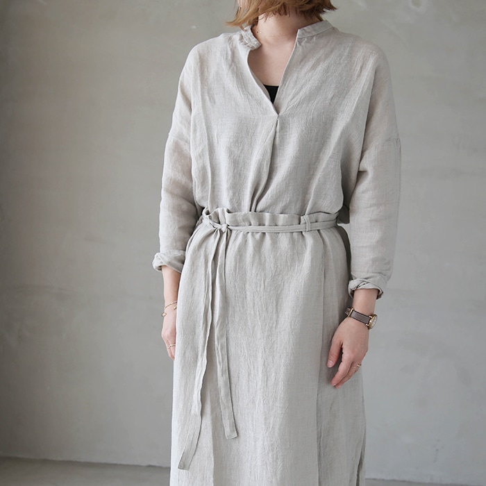 e221t169) / evam eva(エヴァムエヴァ) / linen skirt(リネンスカート