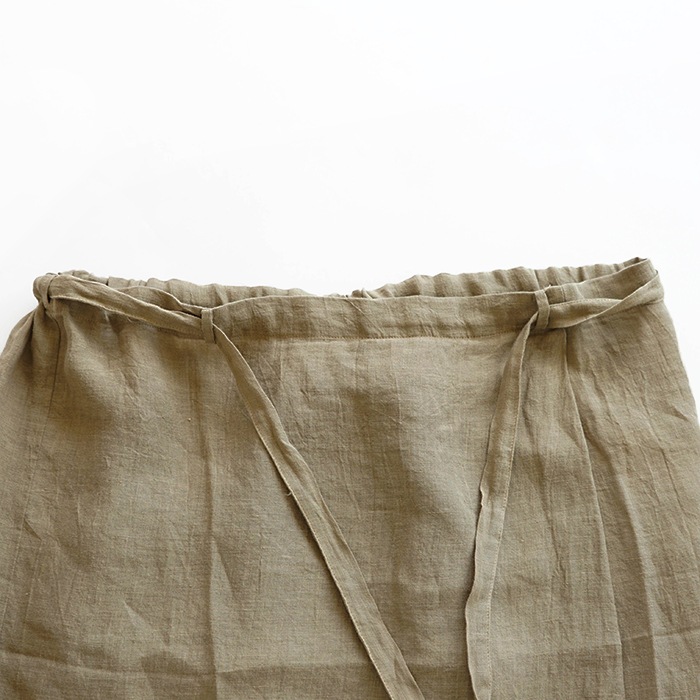 e221t169) / evam eva(エヴァムエヴァ) / linen skirt(リネンスカート