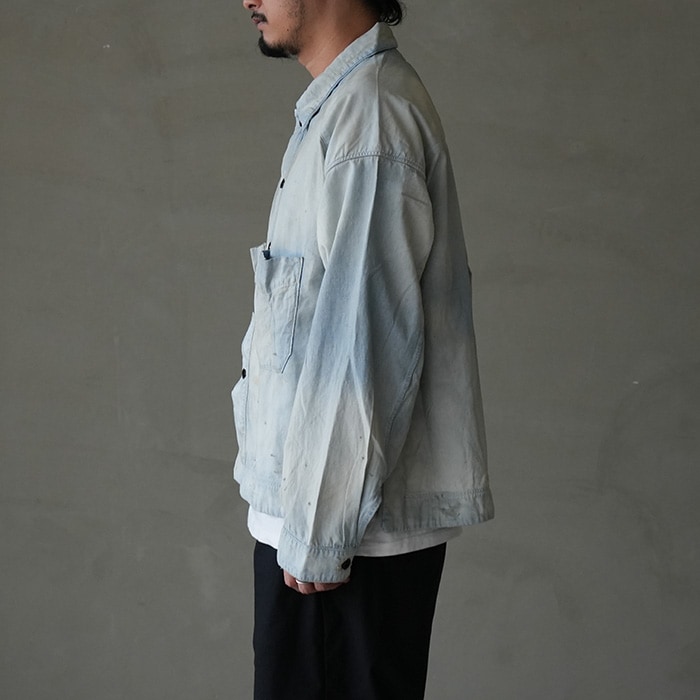 ancellm 22ss シャンブレージャケット ANCELLM - CHAMBRAY SHIRTS JACKET/INDIGO | NapsNote