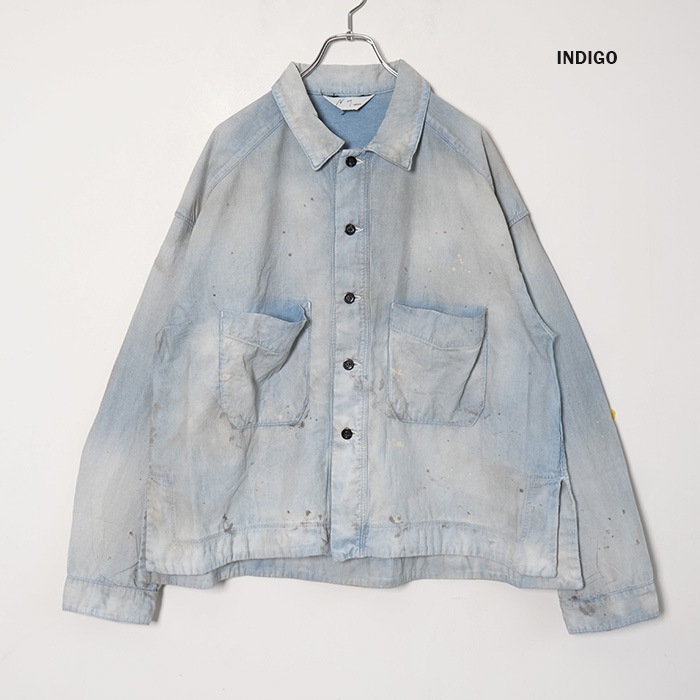 anc-sh52) / ANCELLM (アンセルム) / CHAMBRAY SHIRT JACKET