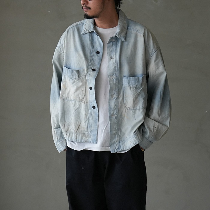 anc-sh52) / ANCELLM (アンセルム) / CHAMBRAY SHIRT JACKET