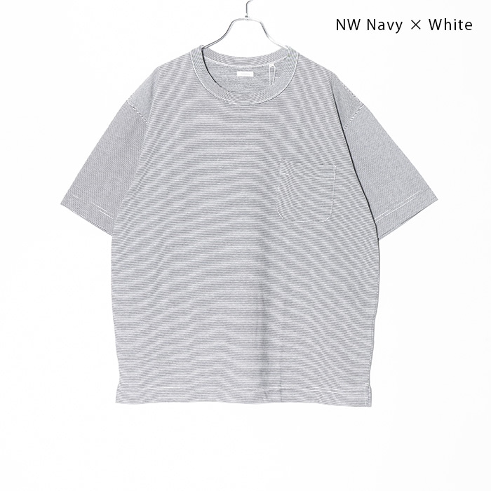 ◇(s25fh069) / nanamica(ナナミカ) / Micro Stripe Pocket Tee