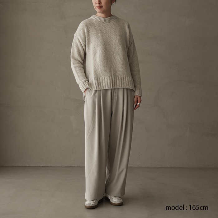 e253k141) / evam eva (エヴァムエヴァ) / cashmere pullover(カシミヤ