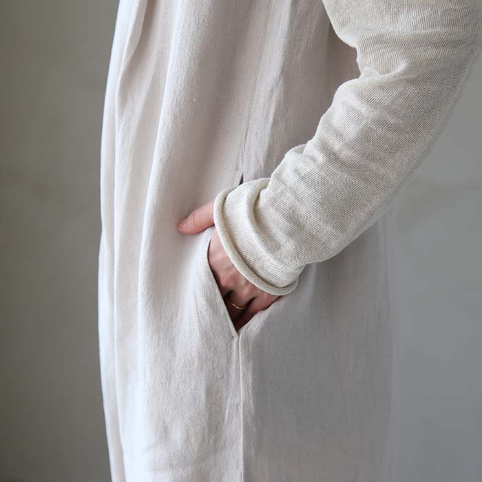 e221t105) / evam eva(エヴァムエヴァ) / linen salopette(リネン