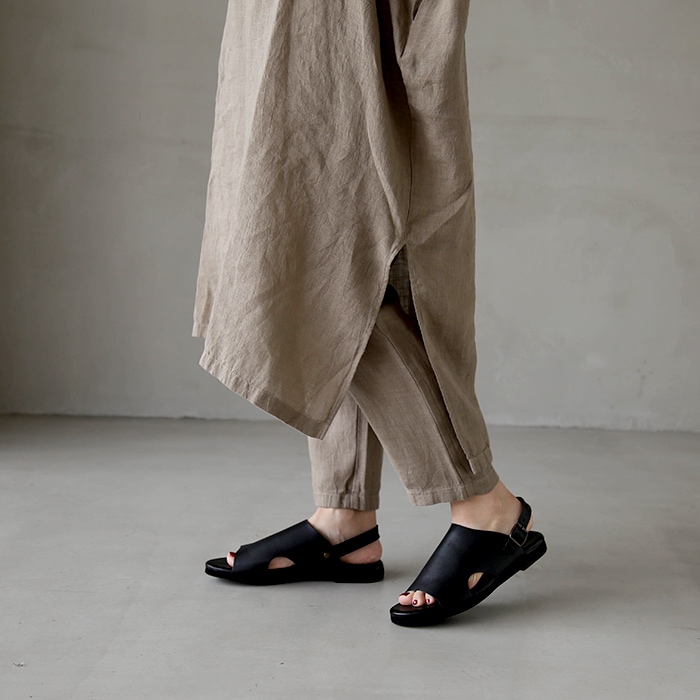 e221t167) / evam eva(エヴァムエヴァ) / linen one piece(リネン