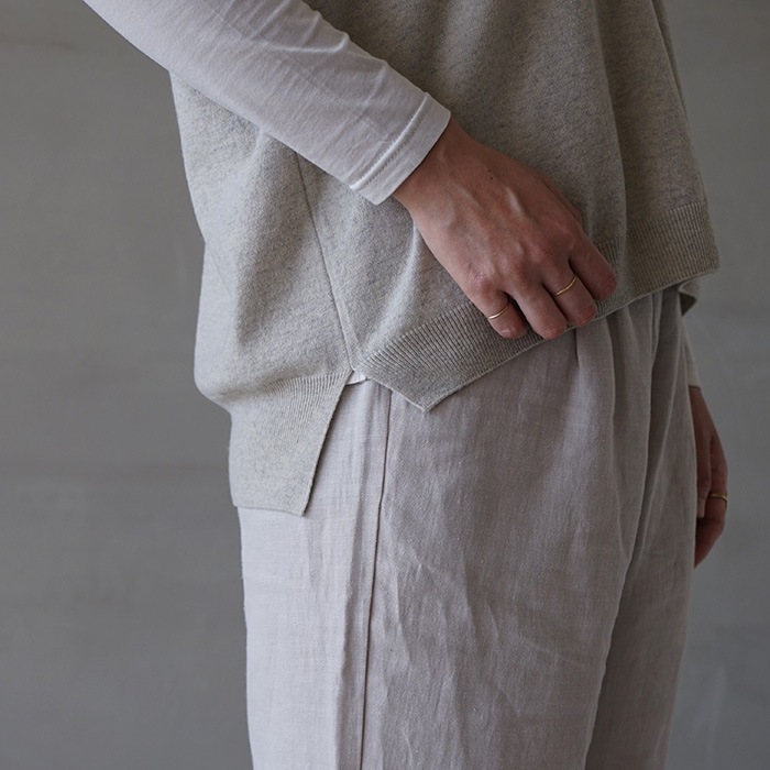 e233k052) / evam eva (エヴァムエヴァ) / wool vest (ウールベスト