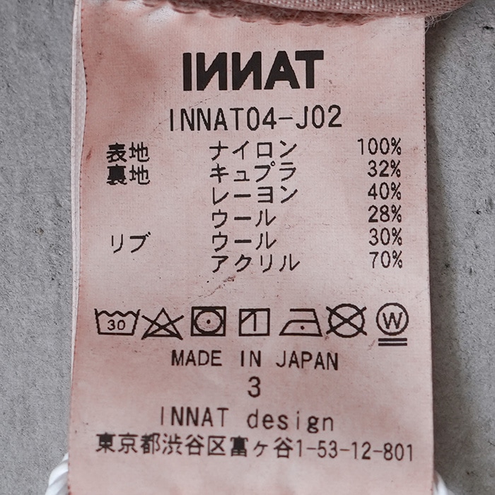 innat04-j02) / INNAT(インアット) /HAND DYED BOMBER JACKET(ハンド