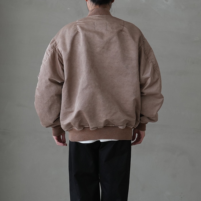 innat04-j02) / INNAT(インアット) /HAND DYED BOMBER JACKET(ハンド