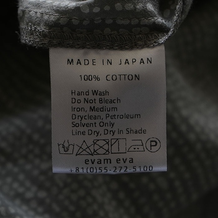▽（e241t184）/ evam eva(エヴァムエヴァ) /printed robe(プリン