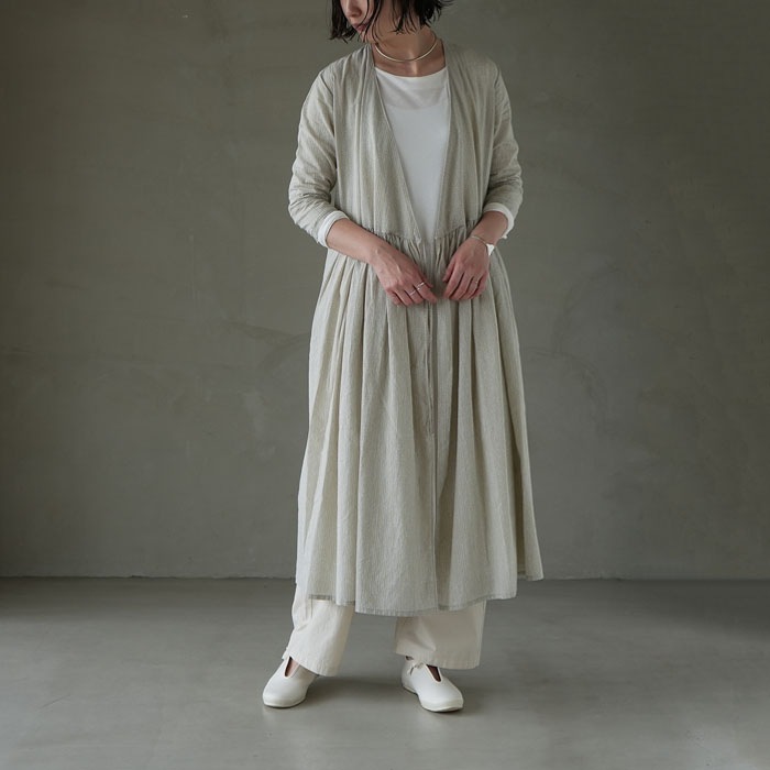 m　evam eva printed robe プリンテッドローブ ▽（e241t184）/ evam eva(エヴァムエヴァ) /printed robe(プリン