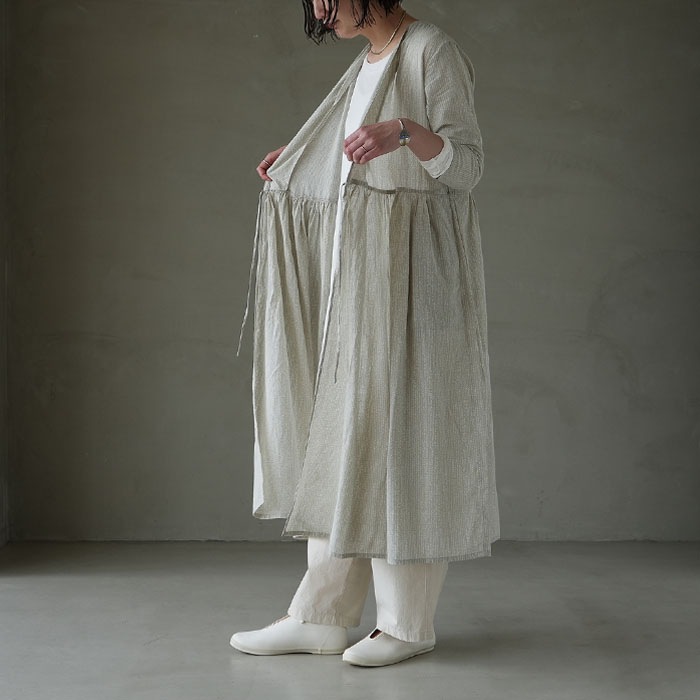◎☆（e241t184）/ evam eva(エヴァムエヴァ) /printed robe