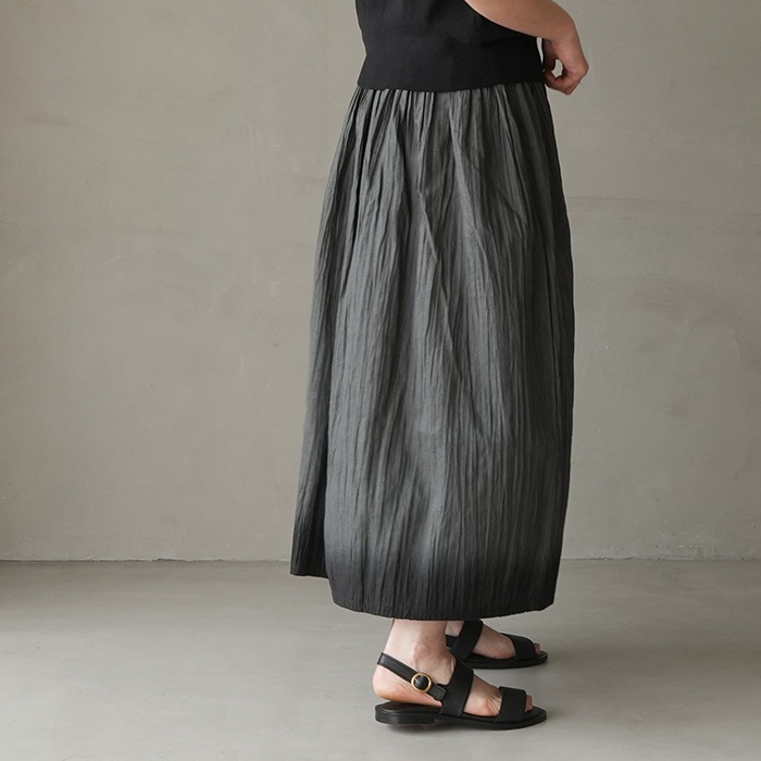 ○(e251t138) / evam eva (エヴァムエヴァ) linen gradation(リネン