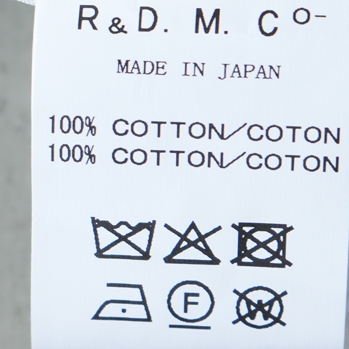 7445) R&D.M.Co-/OLDMANS TAILOR(アールアンドディーエムコー