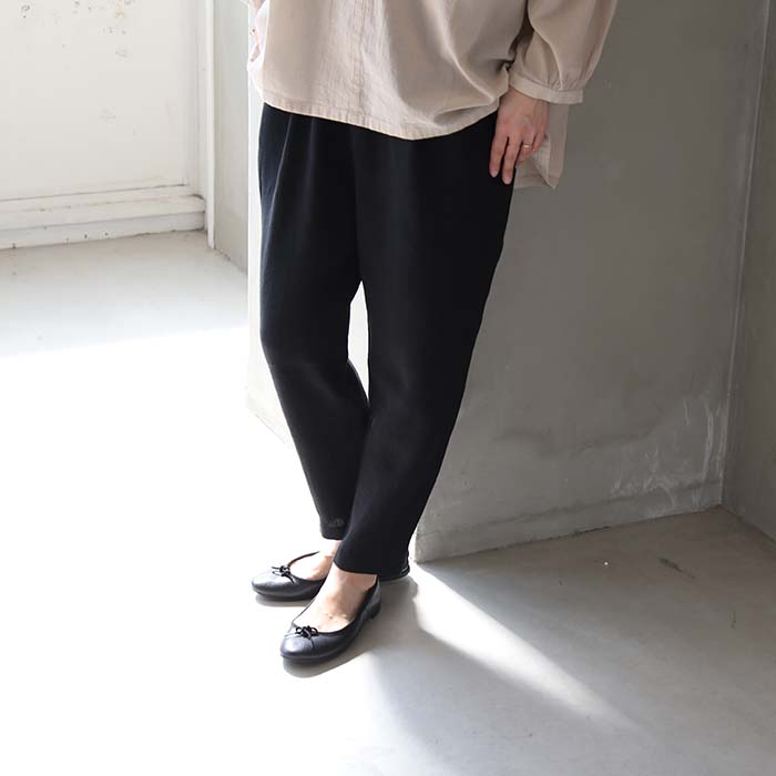 evam eva リネンジョガーパンツ evam eva エヴァムエヴァ linen tuck pants リネンタックパンツ