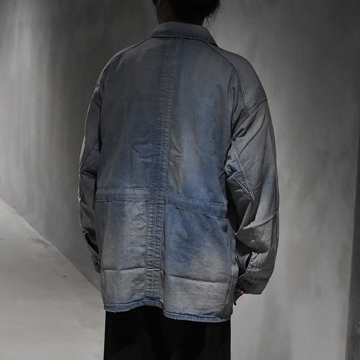 未使用 ANCELLM アンセルム エイジングデニムジャケット 3 未使用 ANCELLM アンセルム 25SS デニムジャケット ANC-JK49