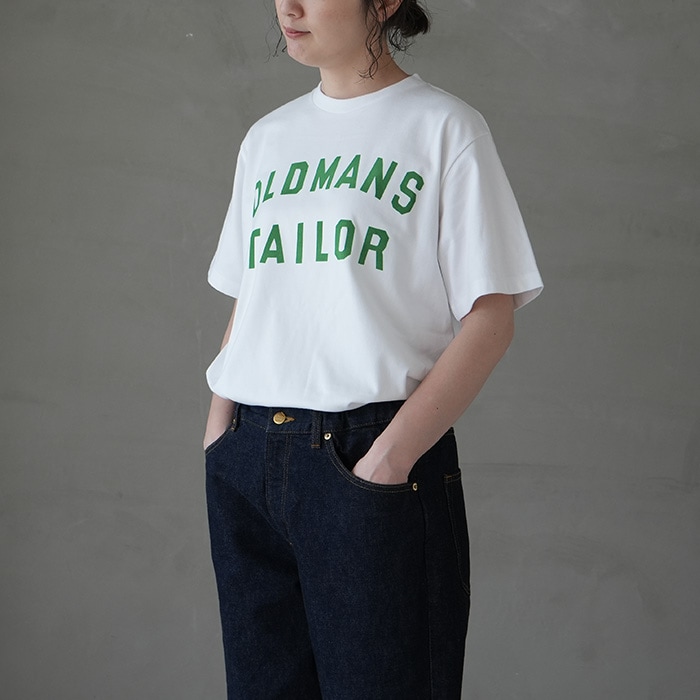オールドマンズテーラー コラボTシャツ Mサイズ R&D.M(オールドマンズテーラー) OMT FLOCKY PRINT CREW NECK S/S T