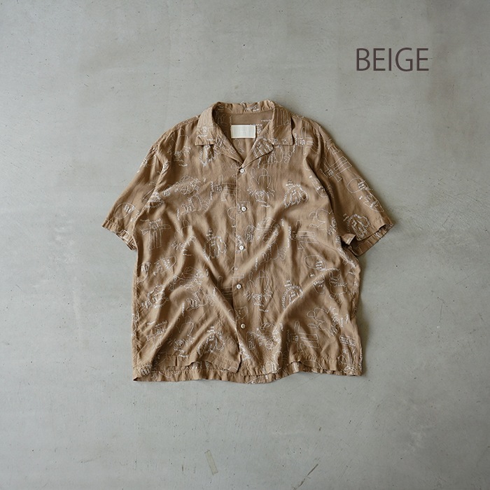 30%OFF】(innat05-s02) / INNAT(インアット) / EMBROIDERY SHIRT