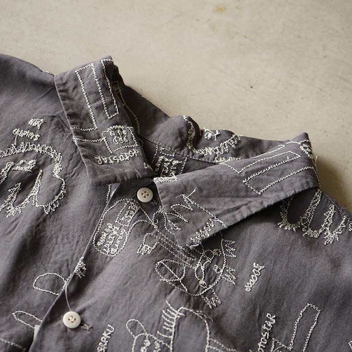 30%OFF】(innat05-s02) / INNAT(インアット) / EMBROIDERY SHIRT