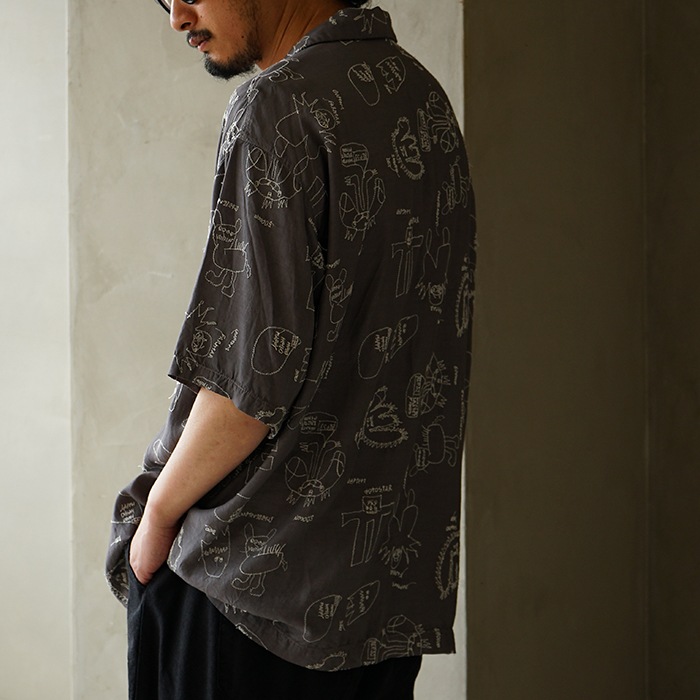 30%OFF】(innat05-s02) / INNAT(インアット) / EMBROIDERY SHIRT