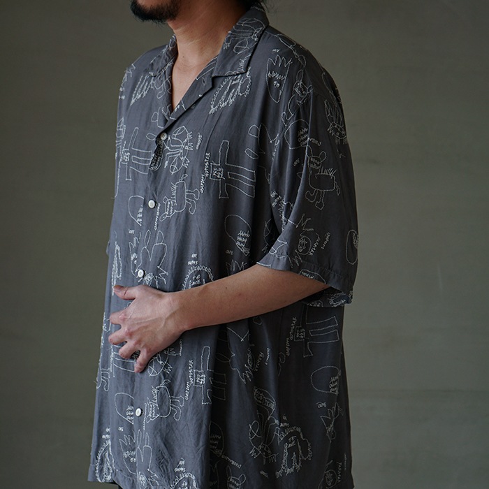 30%OFF】(innat05-s02) / INNAT(インアット) / EMBROIDERY SHIRT