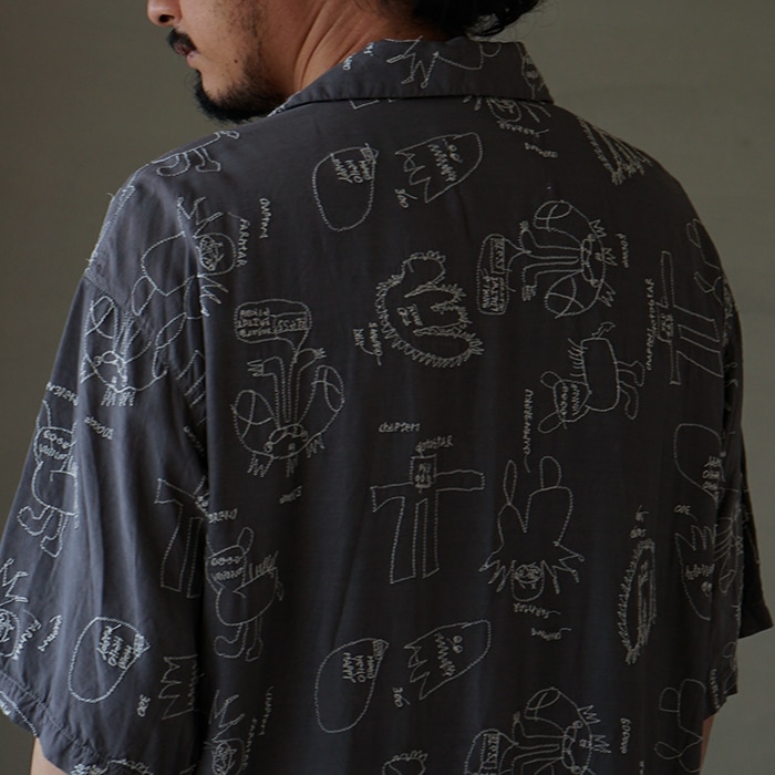 30%OFF】(innat05-s02) / INNAT(インアット) / EMBROIDERY SHIRT