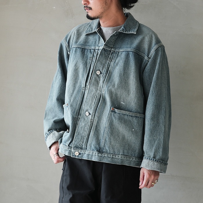 ys-25aw-41-1) YOKOSAKAMOTO(ヨーコサカモト) /PLEATS JACKET(プリーツ