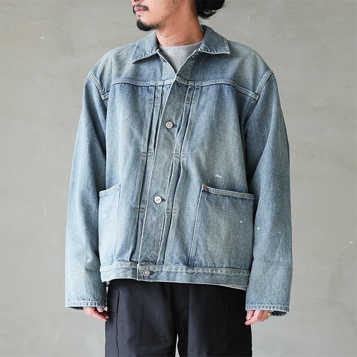 ys-25aw-41-1) YOKOSAKAMOTO(ヨーコサカモト) /PLEATS JACKET(プリーツ