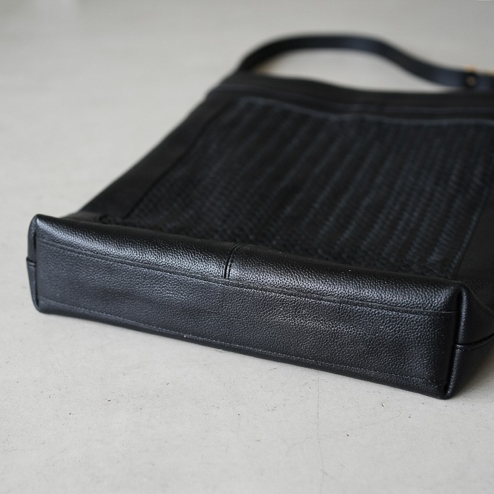 fb-4-m) / forme(フォルメ) /〈Panel Tote〉Siena×Hand twill Mesh M