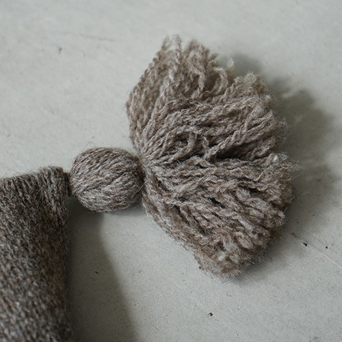 Vlas Blomme　シャギーニット フーディー ヴラスブラム Silk Cotton ケープ | ITEM | Vlas blomme｜ ヴラスブラム