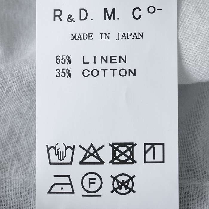 7452) R&D.M.Co-/OLDMANS TAILOR(アールアンドディーエムコー