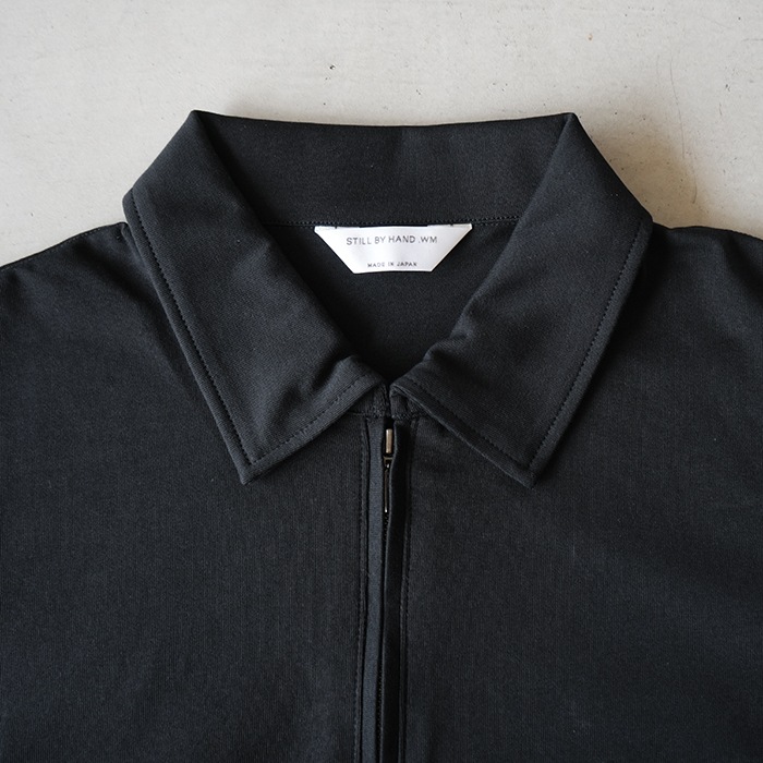 美品 スティルバイハンド ハーフジップ プルオーバー ネイビー 46 美品 スティルバイハンド ハーフジップ プルオーバー ネイビー