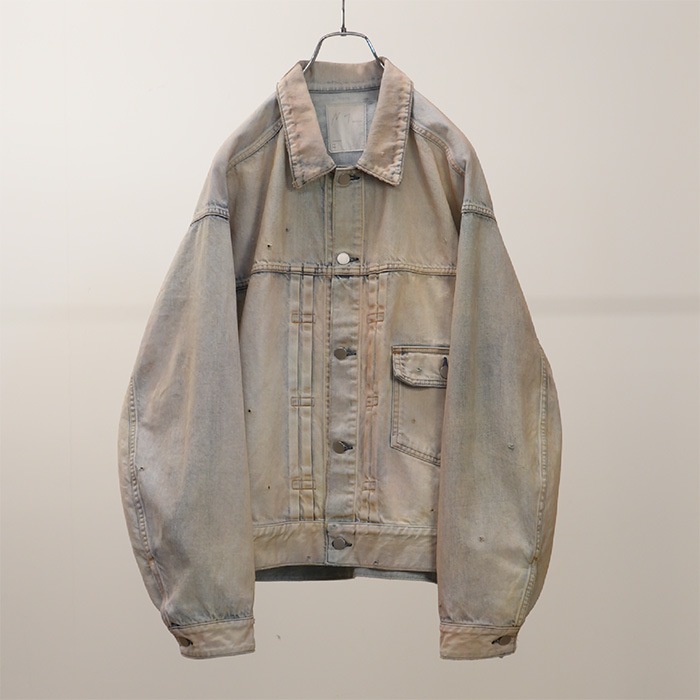 ancellm アンセルム　デニムジャケット　3 ANCELLM / アンセルム】AGING DENIM SHIRT JACKET（デニム