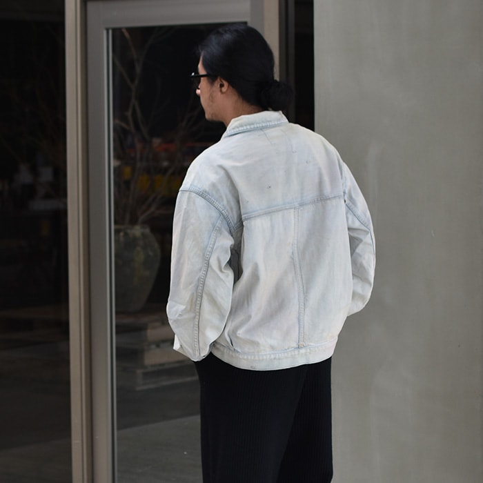 anc-jk67) / ANCELLM (アンセルム) / LAYERING COLOR DENIM JACKET