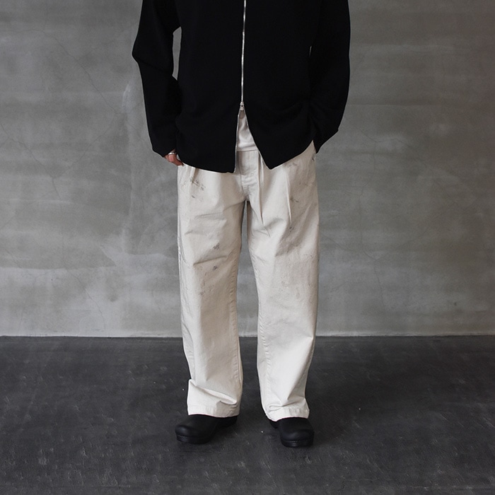 ◎□(anc-pt54) / ANCELLM (アンセルム) / PAINT CHINO TROUSERS