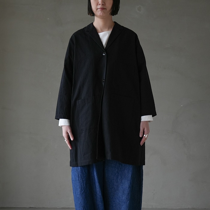 新品　Atelier d'antan アトリエダンタン　デニムジャケット　タグ付 Atelier d'antan (アトリエ ダンタン) Andre Linen Denim Jacket