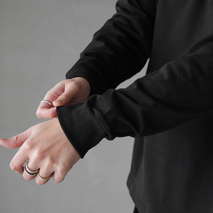 T♪ページ ys-25ss-87) YOKOSAKAMOTO(ヨーコサカモト) /BIG L/S T-SHIRT(ビッグT