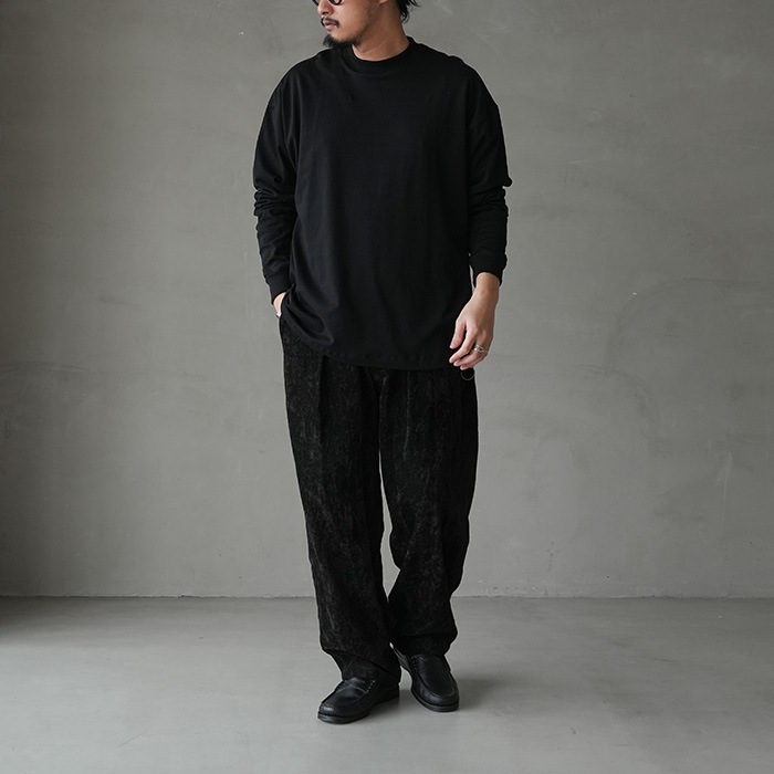 ys-25ss-87) YOKOSAKAMOTO(ヨーコサカモト) /BIG L/S T-SHIRT(ビッグT
