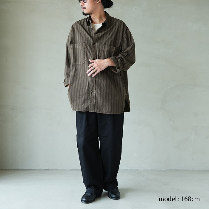 UNDERCOVERISM ストライプロングシャツ スプリングコート but UNDERCOVERISM ストライプロングシャツ スプリングコート but