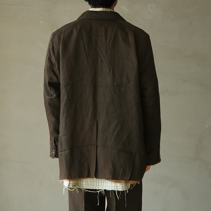 anc-jk70) / ANCELLM (アンセルム) / 100/S LINEN TAILORED JACKET