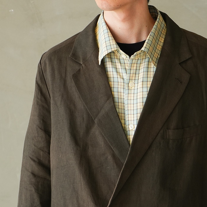 anc-jk70) / ANCELLM (アンセルム) / 100/S LINEN TAILORED JACKET