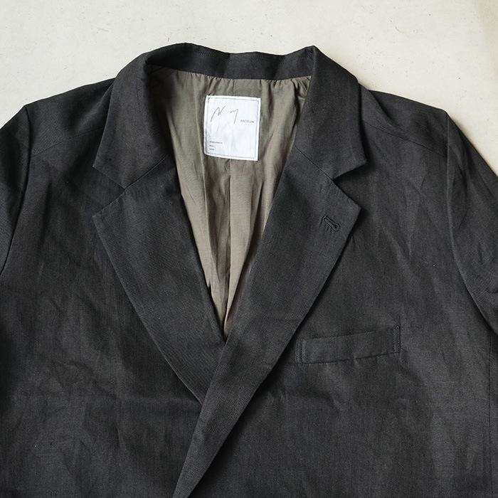 anc-jk70) / ANCELLM (アンセルム) / 100/S LINEN TAILORED JACKET