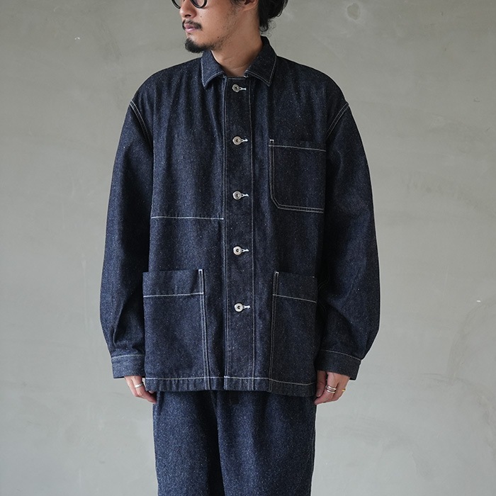 値下不可 INNAT カバーオール ワークジャケット ブラック インアット 値下不可 INNAT カバーオール ワークジャケット ブラック イン