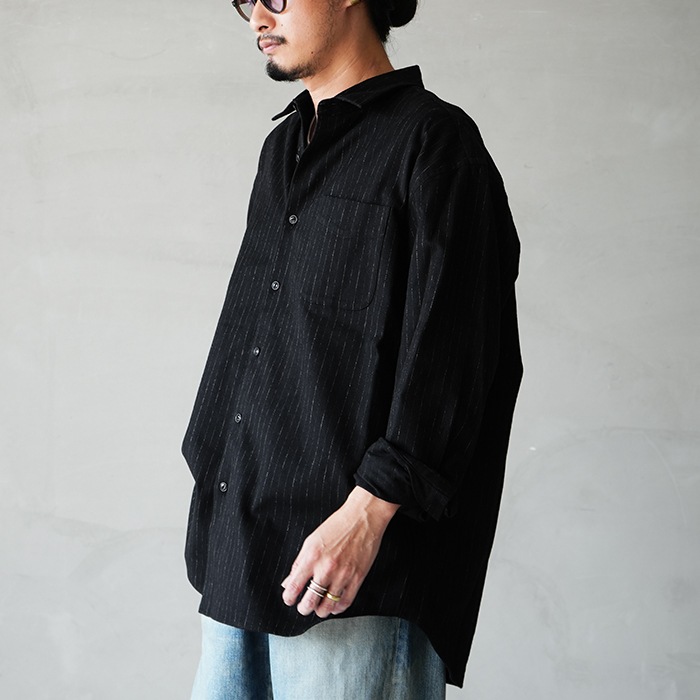 ys-25aw-54) YOKOSAKAMOTO(ヨーコサカモト) /REGULAR COLLAR SHIRT
