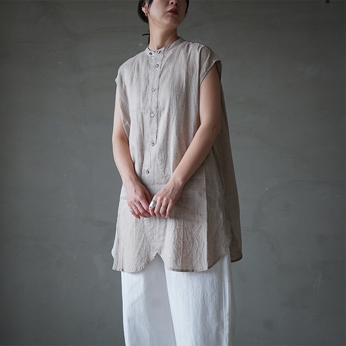 13111056) / Vlas Blomme (ヴラスブラム) / Grayish Natural Linen