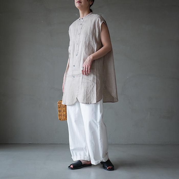 13111056) / Vlas Blomme (ヴラスブラム) / Grayish Natural Linen